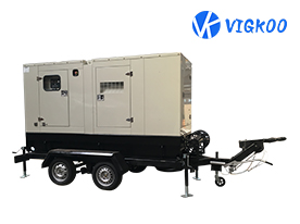 Moveable Trailer Type Diesel Generator Set for Rental